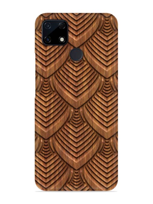 Carved Pattern On Snap Case for Realme Narzo 30A Zapvi