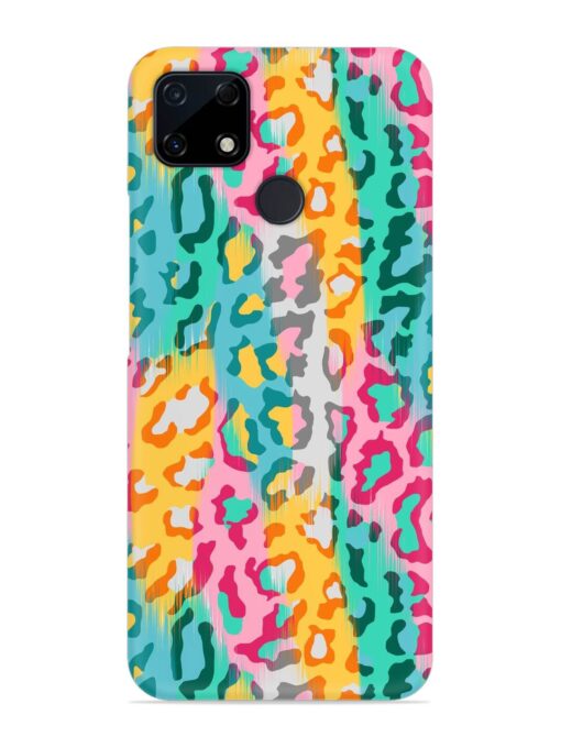 Seamless Vector Colorful Snap Case for Realme Narzo 30A Zapvi