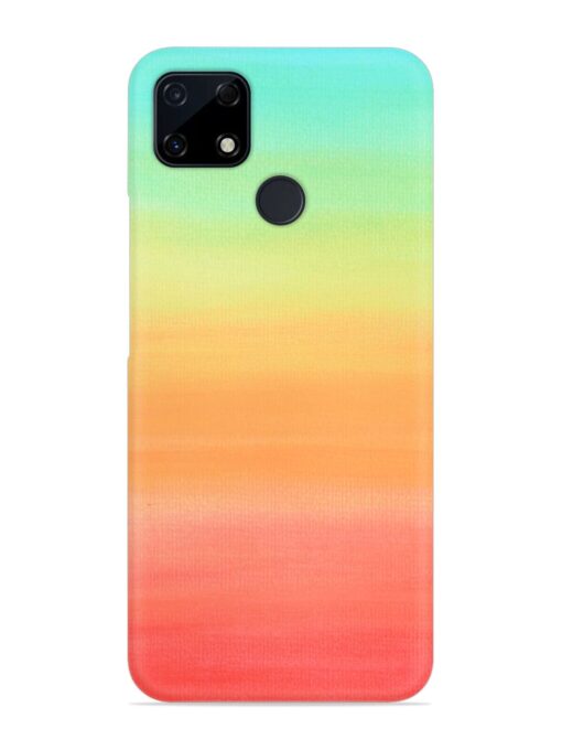 Background Sky Watercolor Snap Case for Realme Narzo 30A Zapvi