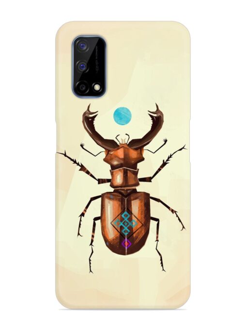 Stag Beetle Vector Snap Case for Realme Narzo 30 Pro (5G) Zapvi