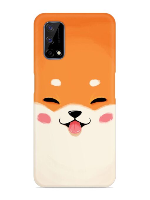 Cute Dog Face Vector Snap Case for Realme Narzo 30 Pro (5G) Zapvi