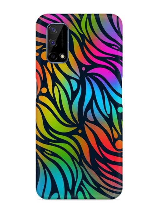 Abstract Leaf Design Snap Case for Realme Narzo 30 Pro (5G) Zapvi