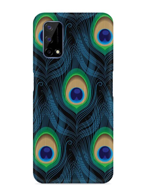 Seamless Pattern Peacock Snap Case for Realme Narzo 30 Pro (5G) Zapvi