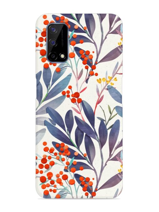 Seamless Floral Pattern Snap Case for Realme Narzo 30 Pro (5G) Zapvi