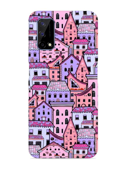 Seamless Pattern Houses Snap Case for Realme Narzo 30 Pro (5G) Zapvi