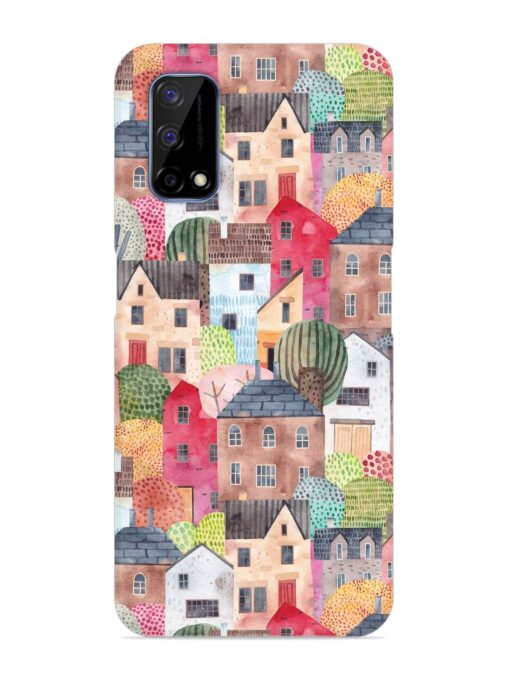 Abstract Seamless Pattern Snap Case for Realme Narzo 30 Pro (5G) Zapvi