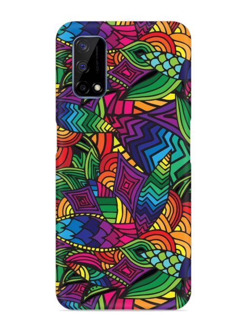 Abstract Multicolor Seamless Snap Case for Realme Narzo 30 Pro (5G) Zapvi