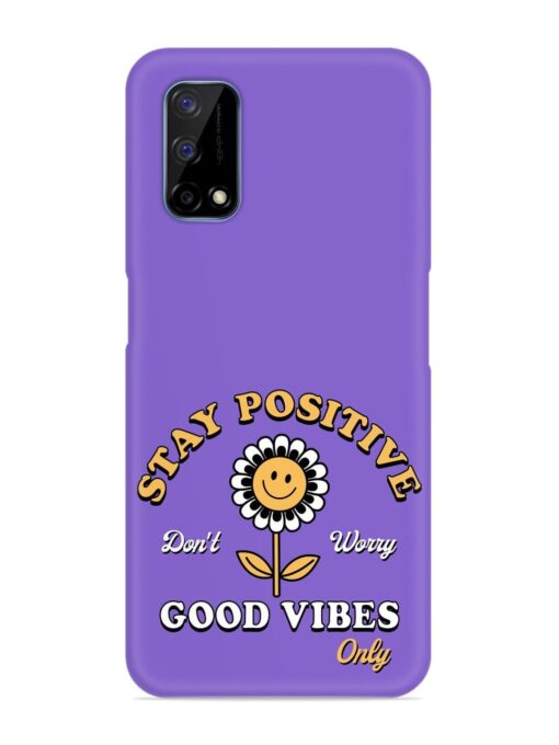 Retro Positive Flower Snap Case for Realme Narzo 30 Pro (5G) Zapvi