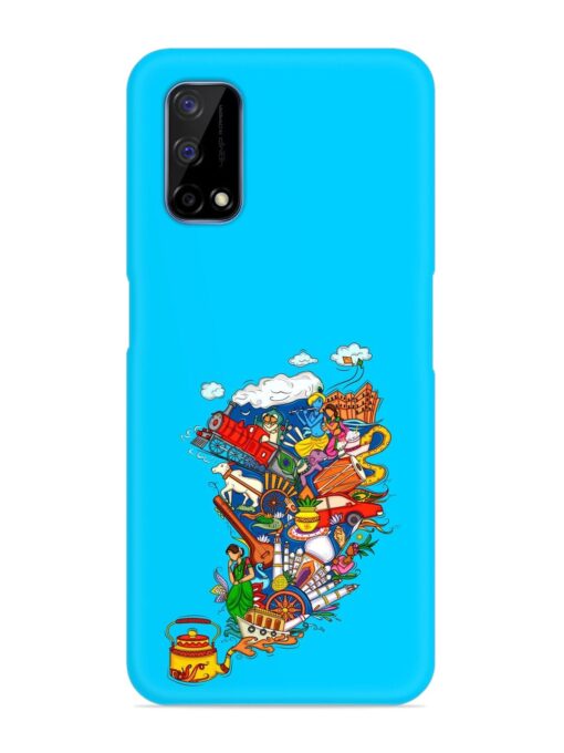 Vector Design Indian Snap Case for Realme Narzo 30 Pro (5G) Zapvi