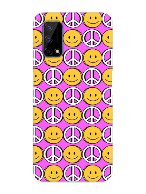 Smiley Face Peace Snap Case for Realme Narzo 30 Pro (5G) Zapvi