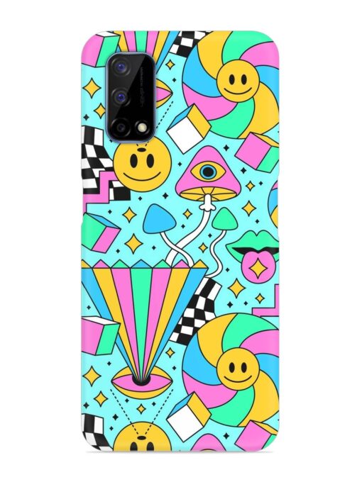 Trippy Rainbow 60S Snap Case for Realme Narzo 30 Pro (5G) Zapvi