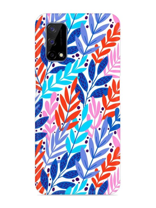 Bright Floral Tropical Snap Case for Realme Narzo 30 Pro (5G) Zapvi