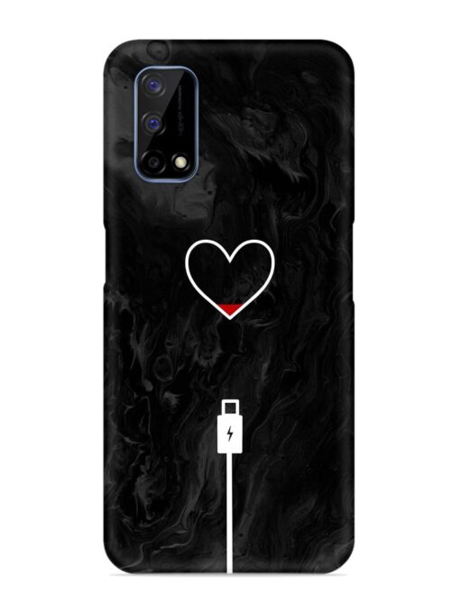 Heart Charging Vector Snap Case for Realme Narzo 30 Pro (5G) Zapvi