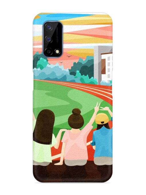 School Playground Snap Case for Realme Narzo 30 Pro (5G) Zapvi