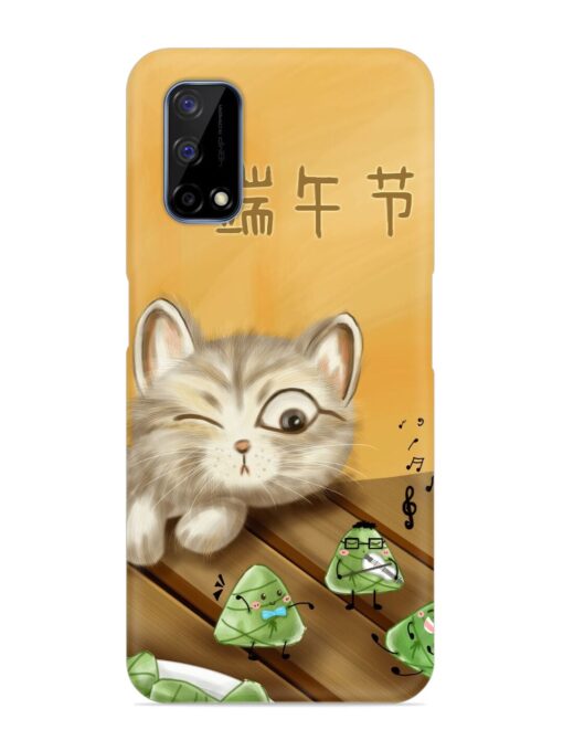 Cat Scorpion Dancing Snap Case for Realme Narzo 30 Pro (5G) Zapvi