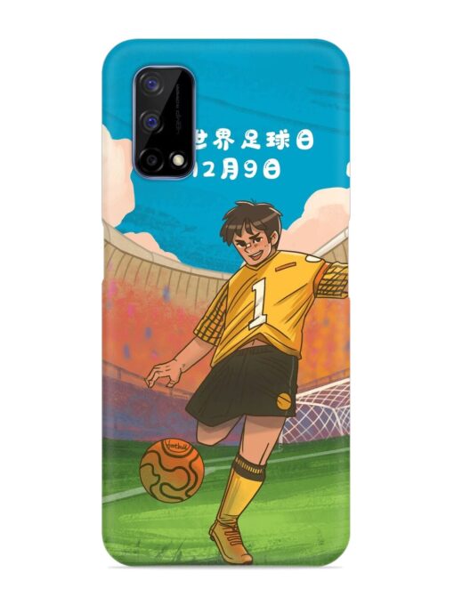 Soccer Kick Snap Case for Realme Narzo 30 Pro (5G) Zapvi