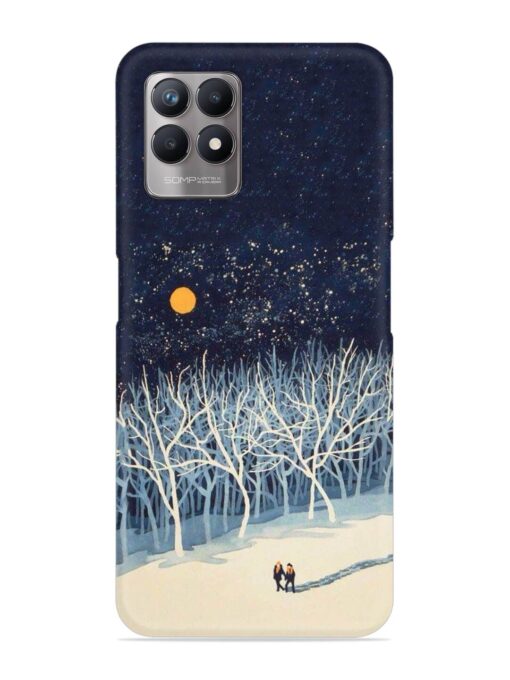 Full Moon Snowshoe Tour Snap Case for Realme Narzo 50 (4G) Zapvi