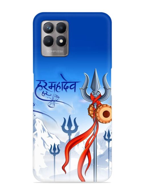 Har Har Mahadev Trishul Snap Case for Realme Narzo 50 (4G) Zapvi