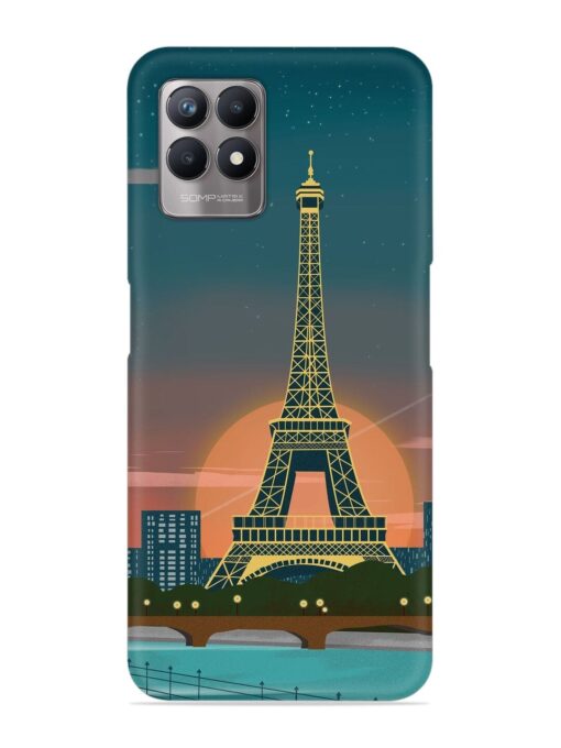 Scenery Architecture France Paris Snap Case for Realme Narzo 50 (4G) Zapvi