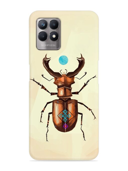 Stag Beetle Vector Snap Case for Realme Narzo 50 (4G) Zapvi