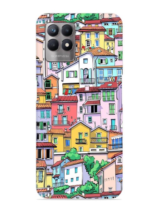 Europe Old Town Snap Case for Realme Narzo 50 (4G) Zapvi