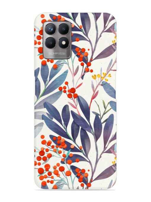 Seamless Floral Pattern Snap Case for Realme Narzo 50 (4G) Zapvi