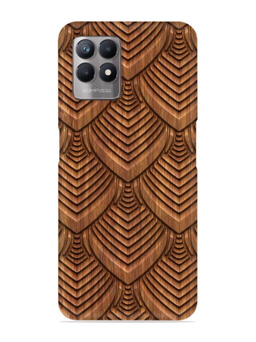 Carved Pattern On Snap Case for Realme Narzo 50 (4G) Zapvi