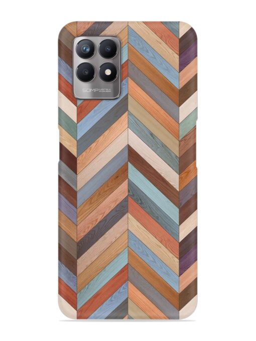 Seamless Wood Parquet Snap Case for Realme Narzo 50 (4G) Zapvi