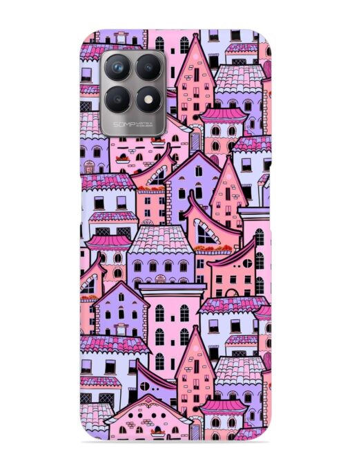 Seamless Pattern Houses Snap Case for Realme Narzo 50 (4G) Zapvi