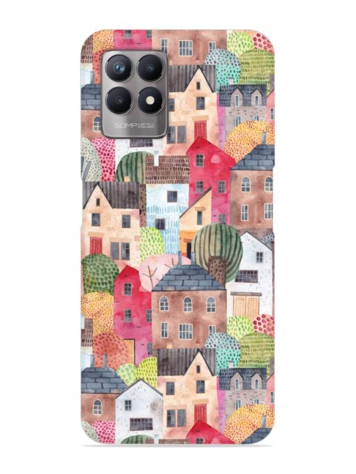 Abstract Seamless Pattern Snap Case for Realme Narzo 50 (4G) Zapvi