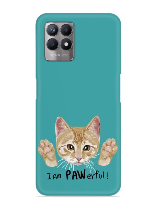 Typography Slogan Cat Snap Case for Realme Narzo 50 (4G) Zapvi