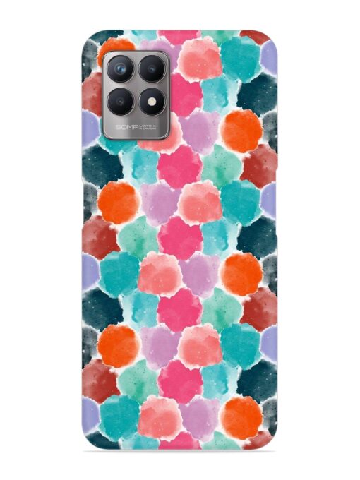 Colorful Seamless Pattern Snap Case for Realme Narzo 50 (4G) Zapvi