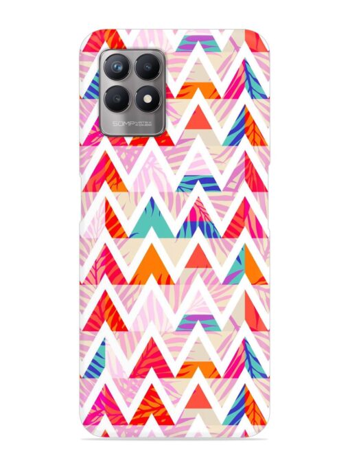 Abstract Triangle Background Snap Case for Realme Narzo 50 (4G) Zapvi