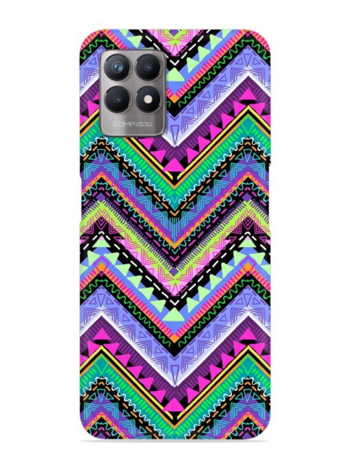 Tribal Aztec Print Snap Case for Realme Narzo 50 (4G) Zapvi