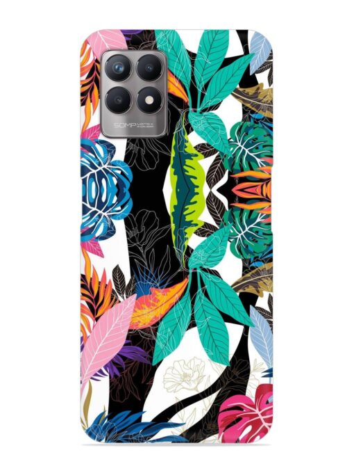 Floral Pattern Bright Snap Case for Realme Narzo 50 (4G) Zapvi