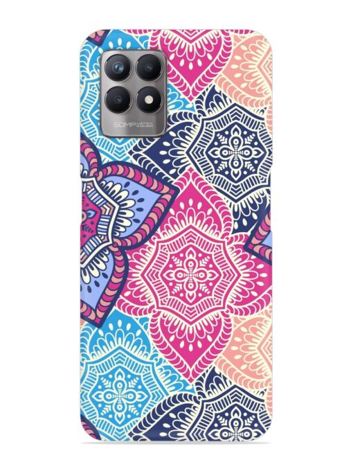 Ethnic Floral Seamless Snap Case for Realme Narzo 50 (4G) Zapvi