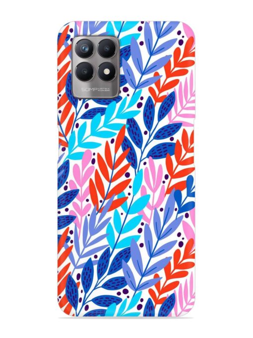 Bright Floral Tropical Snap Case for Realme Narzo 50 (4G) Zapvi