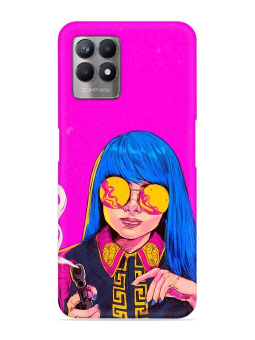 Aesthetic Anime Girl Snap Case for Realme Narzo 50 (4G) Zapvi