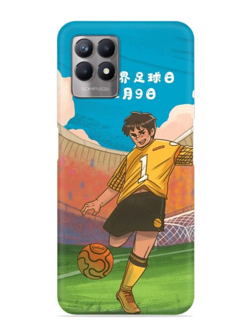 Soccer Kick Snap Case for Realme Narzo 50 (4G) Zapvi