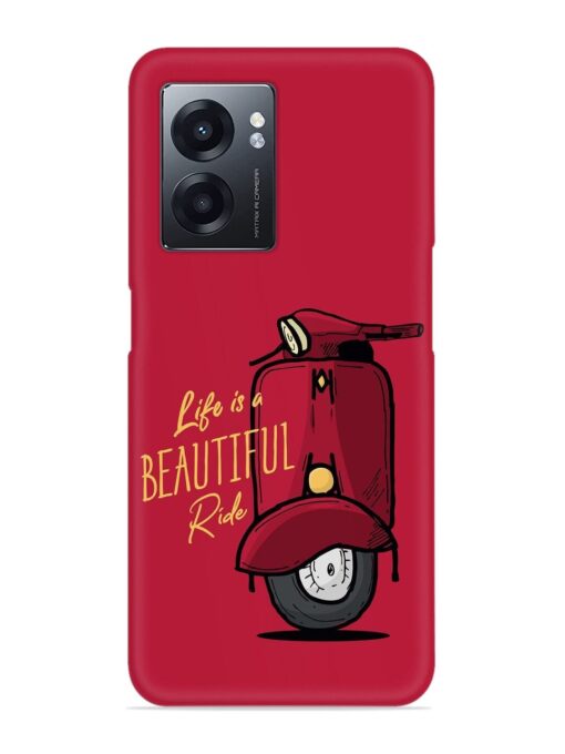 Life Is Beautiful Rides Snap Case for Realme Narzo 50 (5G) Zapvi