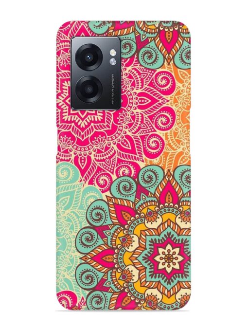 Mandala Seamless Snap Case for Realme Narzo 50 (5G) Zapvi