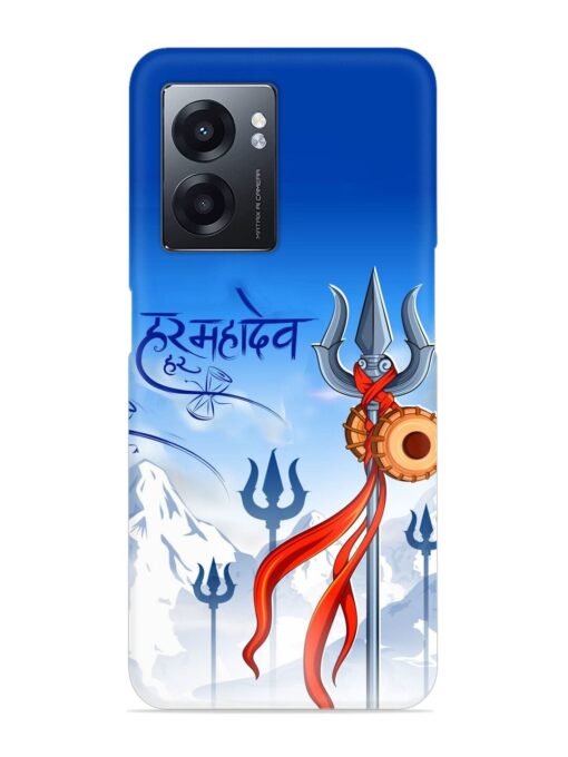 Har Har Mahadev Trishul Snap Case for Realme Narzo 50 (5G) Zapvi