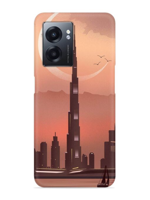 Landmark Burj Khalifa Snap Case for Realme Narzo 50 (5G) Zapvi