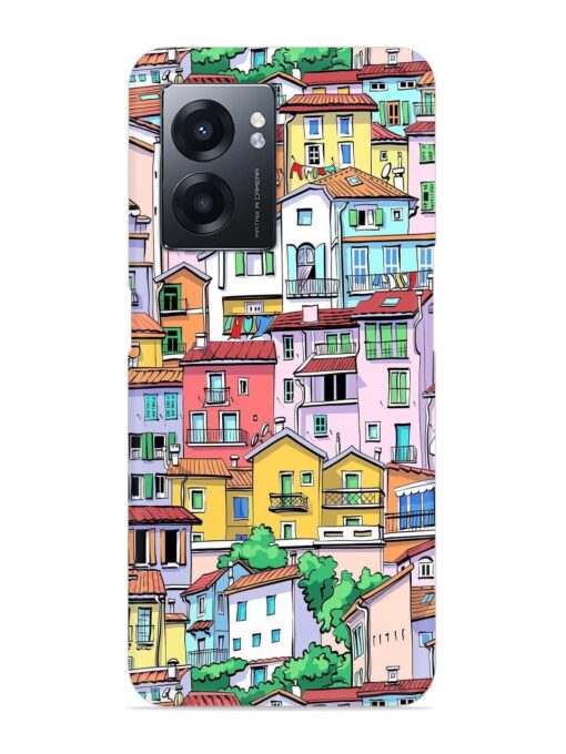 Europe Old Town Snap Case for Realme Narzo 50 (5G) Zapvi