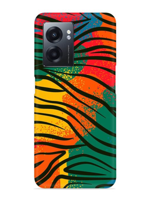 Bright Colorful Snap Case for Realme Narzo 50 (5G) Zapvi