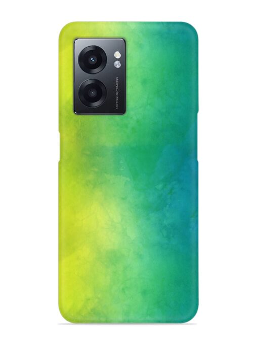 Yellow Green Gradient Snap Case for Realme Narzo 50 (5G) Zapvi