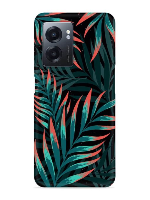 Green Leaf Art Snap Case for Realme Narzo 50 (5G) Zapvi