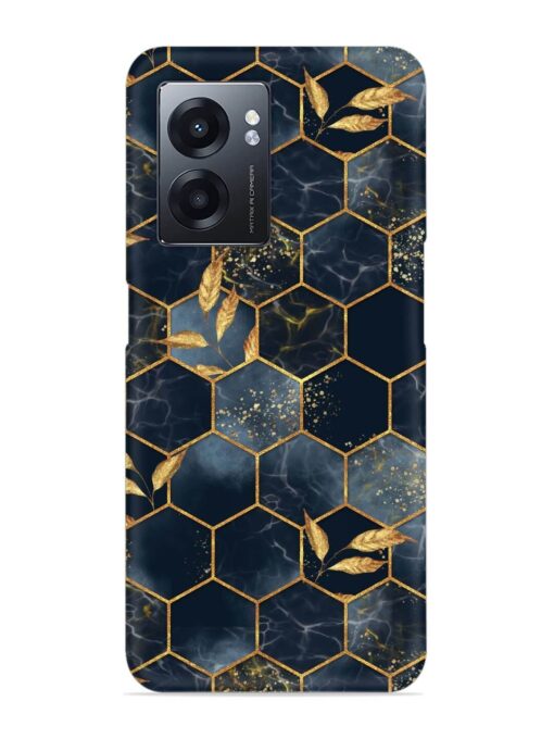 Marble Hexagon Seamless Snap Case for Realme Narzo 50 (5G) Zapvi