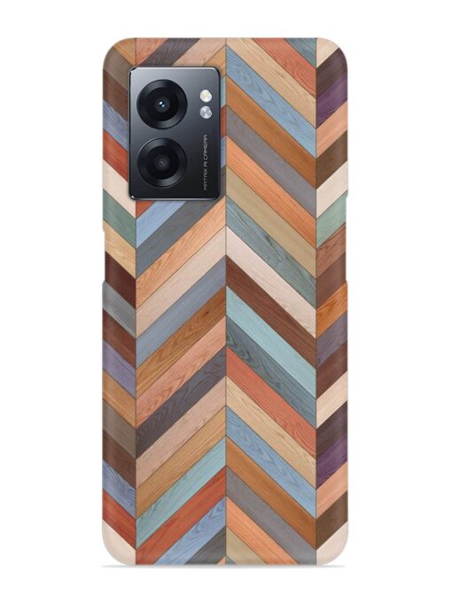 Seamless Wood Parquet Snap Case for Realme Narzo 50 (5G) Zapvi