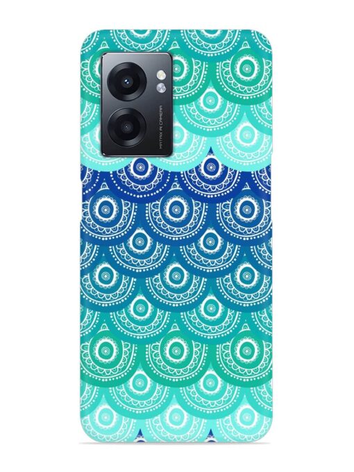 Ethnic Seamless Pattern Snap Case for Realme Narzo 50 (5G) Zapvi